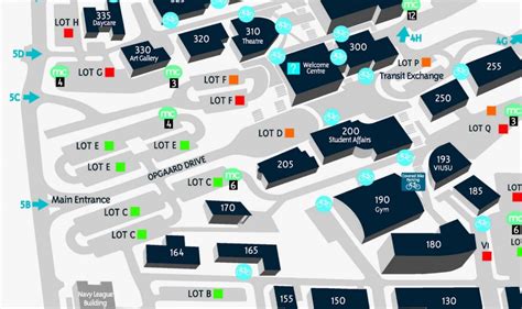 VIU Parking Map .